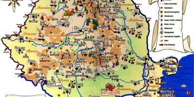 Bucarest turismo mapa